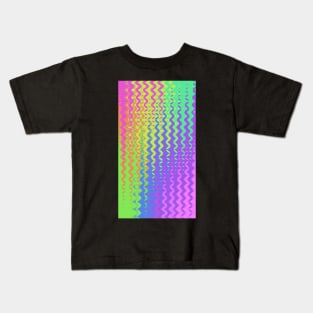 Rainbow Wiggle Worm Kids T-Shirt